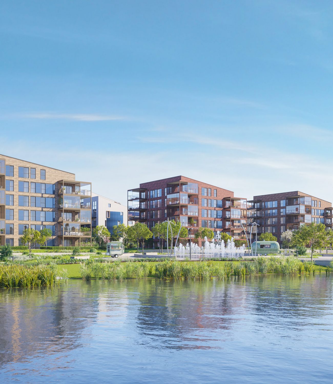 Verket Panorama - sett fra dammen