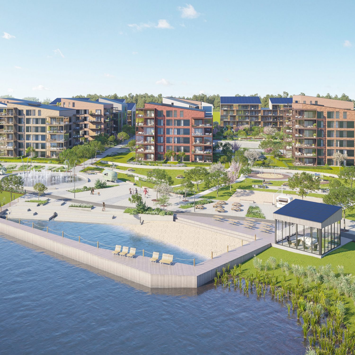 Verket - sett fra dammen